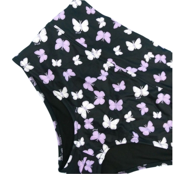 VS PINK HIGH WAISTED BUTTERFLY SWIM SHORTS•M•NWOT - Picture 2 of 7